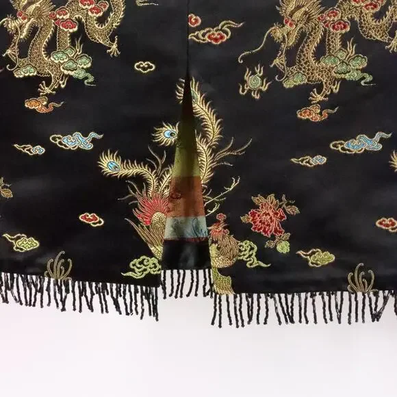 Karen Kane InStyle Women’s 10 Y2K Dragon Brocade Beaded Pencil Skirt - Picture 5 of 9